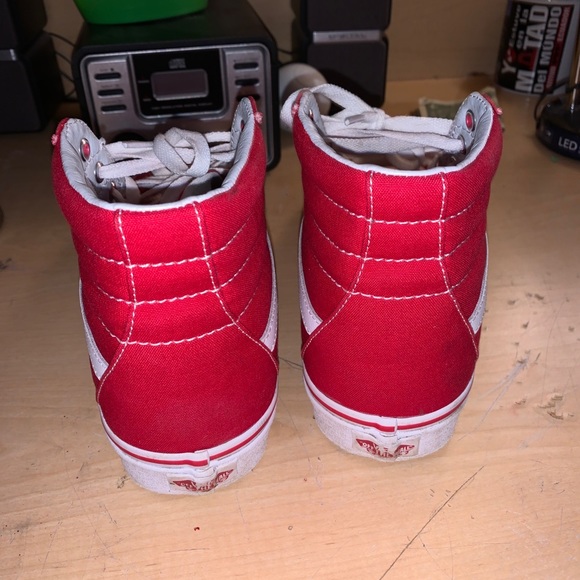 High top red vans - Picture 3 of 4